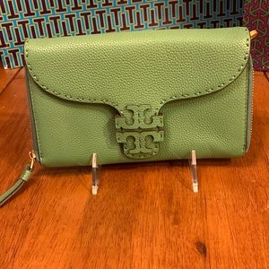 Tory Burch McGraw Wallet Leather Crossbody Bag UEC